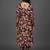 workwear women printed kurta with trousers with dupatta