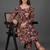 workwear women printed kurta with trousers with dupatta