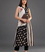 workwear women printed kurta with trousers