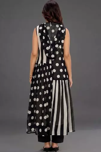 workwear women printed kurta with trousers