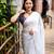 White woven design designer saree