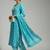 structured women printed kurta with palazzos with dupatta