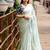Turquoise turquoise blue ethnic motifs woven design gotta patti saree