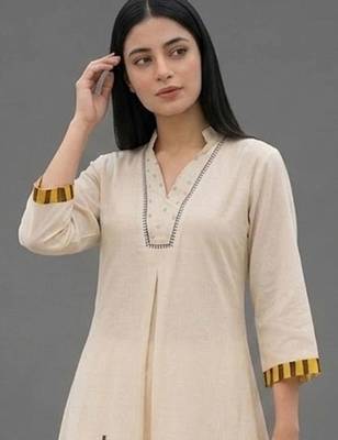 tailored women printed kurta with palazzos 2