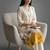 tailored women printed kurta with palazzos