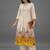 tailored women printed kurta with palazzos