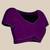 Purple woven design zari banarasi saree