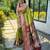 Green woven design zari silk blend paithani saree