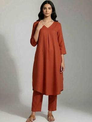 tailored women kurta with trousers 3