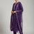 smart women embroidered kurta with trousers with dupatta