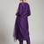 smart women embroidered kurta with trousers with dupatta