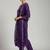 smart women embroidered kurta with trousers with dupatta