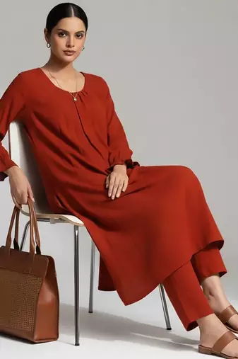tailored women kurta with trousers