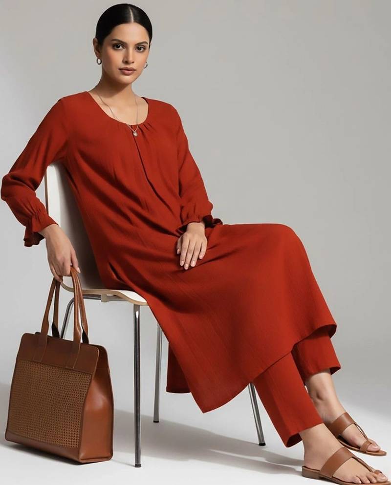 tailored women kurta with trousers
