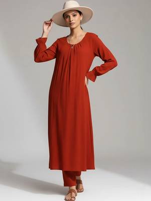 tailored women kurta with trousers 3