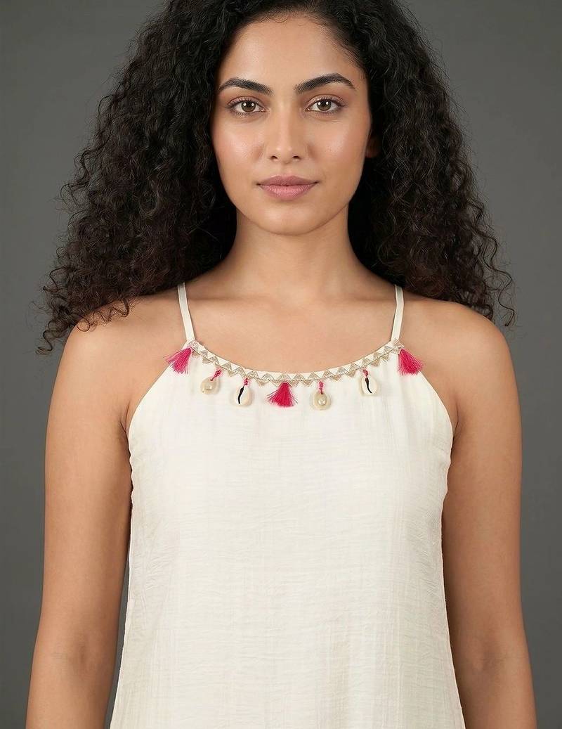 structured women printed kurta with palazzos