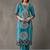 structured women printed kurta with trousers with dupatta