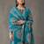 structured women printed kurta with trousers with dupatta