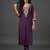 tailored women embroidered kurta with trousers