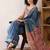 navy_blue bandhani ready to wear bagru saree