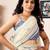 off_white floral printed indie florals saree