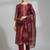 formal women printed kurta with trousers with dupatta