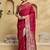 Pink woven design embellished zari banarasi saree