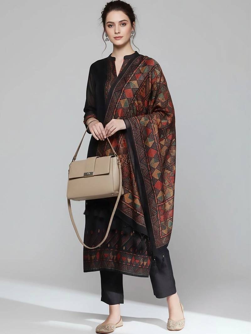 workwear women kurta with trousers with dupatta