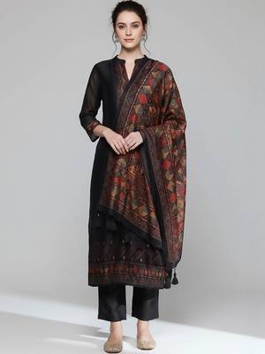 workwear women kurta with trousers with dupatta 3