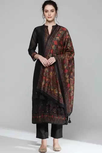 workwear women kurta with trousers with dupatta