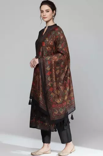 workwear women kurta with trousers with dupatta