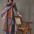 formal women printed kurta with trousers with dupatta