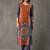 formal women printed kurta with trousers with dupatta