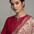 structured women kurta with trousers with dupatta