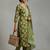formal women printed kurta with trousers with dupatta