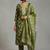 formal women printed kurta with trousers with dupatta