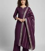 smart women kurta with palazzos with dupatta
