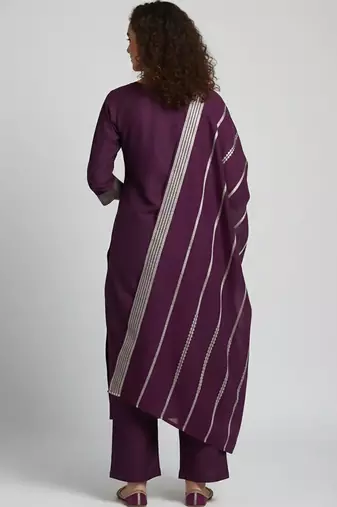 smart women kurta with palazzos with dupatta