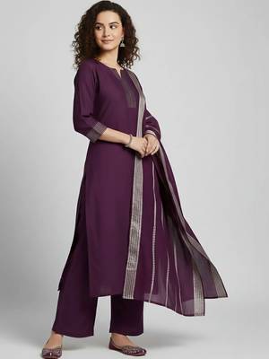 smart women kurta with palazzos with dupatta 6
