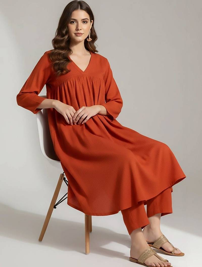 workwear women kurta with trousers