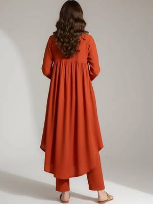 workwear women kurta with trousers 2