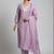 workwear women printed kurta with trousers with dupatta