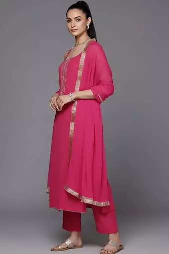 workwear women kurta with trousers with dupatta