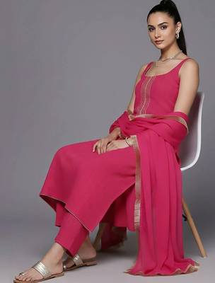 workwear women kurta with trousers with dupatta 4