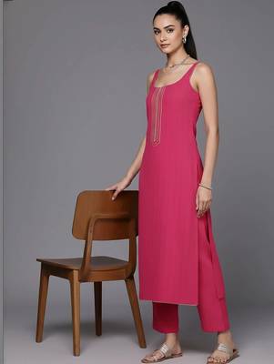 workwear women kurta with trousers with dupatta 5