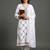 workwear women embroidered kurta with trousers with dupatta