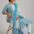 smart women printed kurta with patiala with dupatta