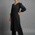 structured women striped kurta with trousers