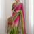 Multicolor embellished embroidered tissue heavy work saree