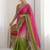 Multicolor embellished embroidered tissue heavy work saree